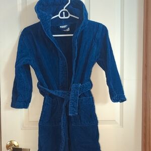 Sale! Bundle 4 items for $5 Kids Blue Hooded Terry Bathrobe